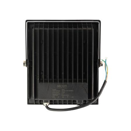 Proyector LED Provit 50W 5000lm IP65 19.5x4.5x22.5cm RGB Negro 50000H SECOM Proyectores LED para Exterior 2