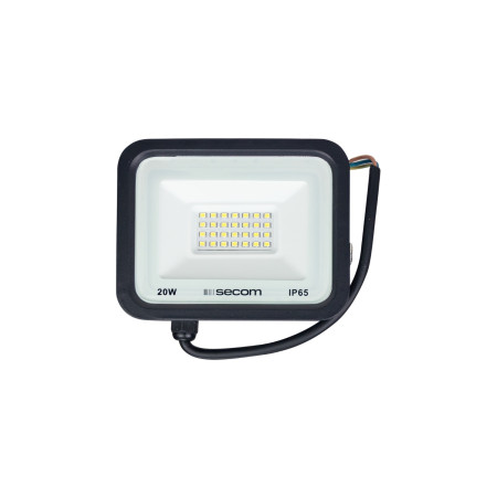 Proyector LED TenkoS2 20W 1600lm IP65 14x3x11cm 5700K Negro 30000H SECOM Proyectores LED para Exterior 1