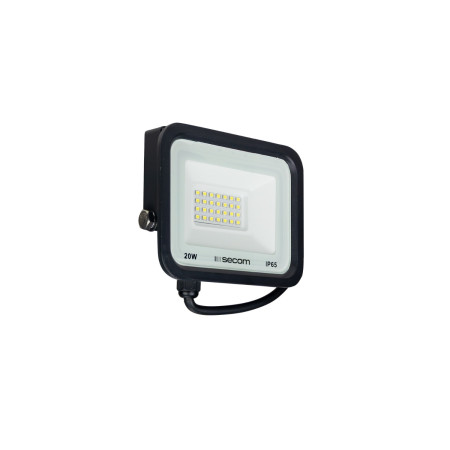 Proyector LED TenkoS2 20W 1600lm IP65 14x3x11cm 6000K Negro 30000H SECOM Proyectores LED para Exterior 2