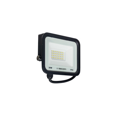 Proyector LED TenkoS2 20W 1600lm IP65 14x3x11cm 6000K Negro 30000H SECOM Proyectores LED para Exterior 2