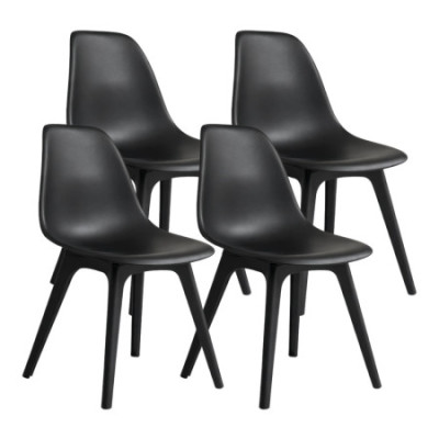 Pack de 4 Sillas de Comedor Nórdicas Aroa en Polipropileno para Interior y Exterior 7house Sillas de Comedor 1