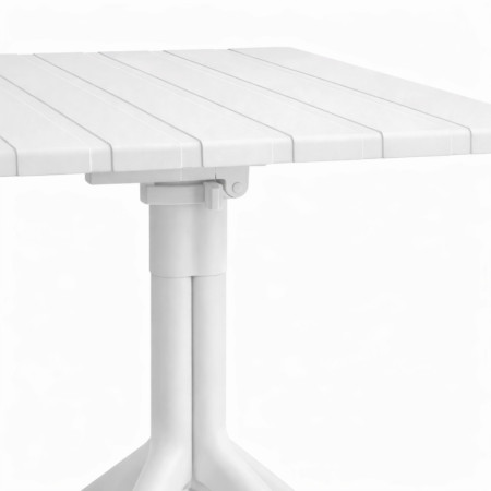 Mesa de Bar Cuadrada 70x70cm Ares en Polipropileno con Tablero Plegable para Interior y Exterior 7house Mesas de Comedor 2