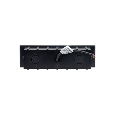 Aplique de Pared LED Empotrable Rectangular Trido Medium 6W 300lm IP65 25x5.3x7.5cm 4000K Negro 25000H SECOM Apliques de Exterio