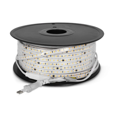 Bobina de Tira LED 50m IP65 12W/Metro 4000K 25000H SECOM Tiras LED 1