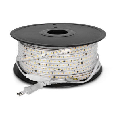 Bobina de Tira LED 50m IP65 12W/Metro 4000K 25000H SECOM Tiras LED 1
