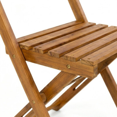 Conjunto de Balcón Bistró Soren con Mesa Cuadrada y 2 Sillas Plegables en Madera de Acacia 7house Nuevos Productos 5
