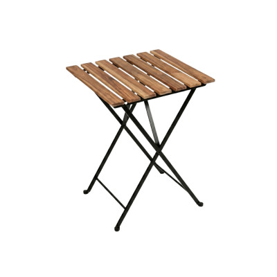 Conjunto de Balcón Bistró Barel con Mesa Cuadrada y 2 Sillas Plegables en Madera de Acacia 7house Nuevos Productos 2