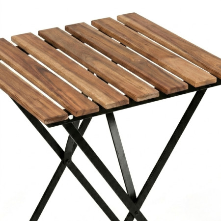 Conjunto de Balcón Bistró Barel con Mesa Cuadrada y 2 Sillas Plegables en Madera de Acacia 7house Nuevos Productos 3