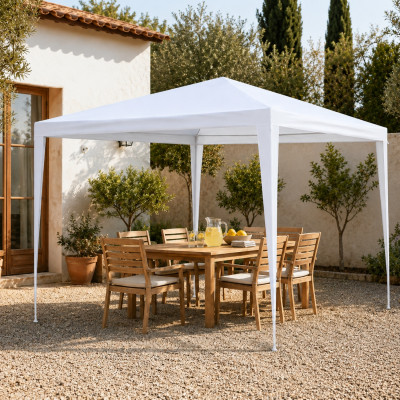 Carpa Desmontable para Jardín con Estructura de Acero 300x300x300cm 7house Jardín y Terraza 5