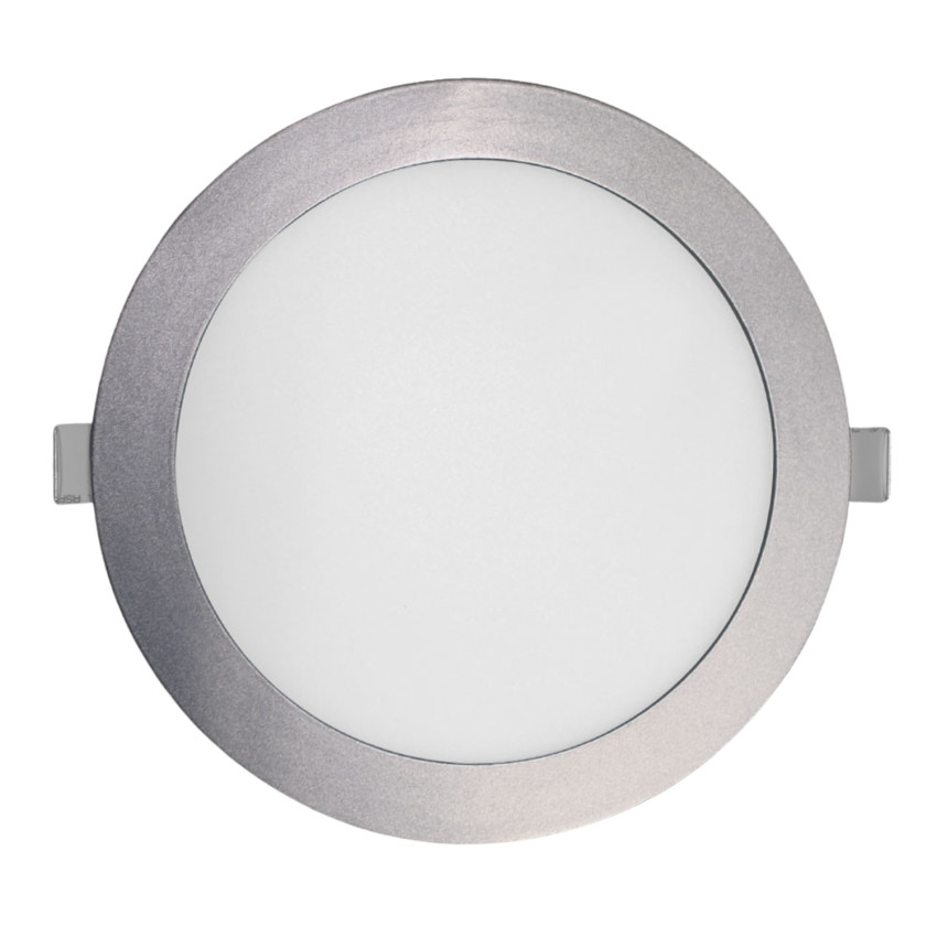 Downlight LED Empotrable Redondo Compact Supra 24W 2400lm IP44 Ø30cm Cromo 30000H SECOM Downlight Empotrable 1