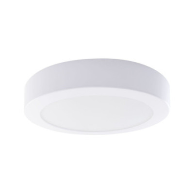 Nuva LED-Aufbau-Downlight, rund, 18 W, 1800 lm, Ø 22 cm, weiß, 30.000 h, SECOM