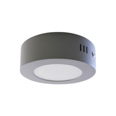 Downlight LED de Superficie Redondo 30W 3300lm Ø30cm 5700K Cromo 30000H SECOM Downlight Superficie 2