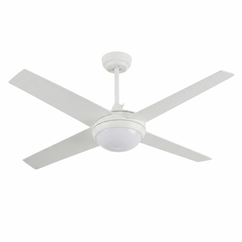 Ventilador de Techo con Luz 4 Aspas 56W 6 Velocidades Montana Blanco Thinia Home Ventiladores de Techo 1