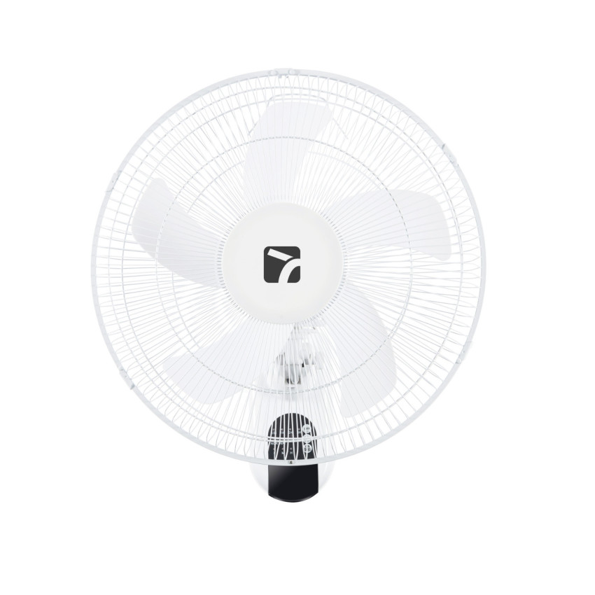 Ventilador de Pared 16" 40cm 45W 3 Velocidades con Mando a Distancia Blanco Raydan Home Ventiladores de Pared 1