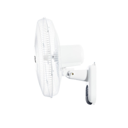 Ventilador de Pared 16" 40cm 45W 3 Velocidades con Mando a Distancia Blanco Raydan Home Ventiladores de Pared 4