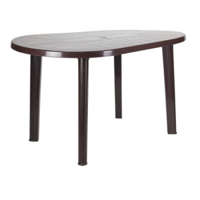 Mesa de Resina Oval Breeze 137x72cm Thinia Home Mesas de Jardín 9