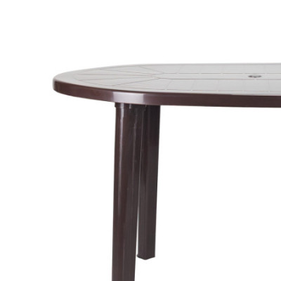 Mesa de Resina Oval Breeze 137x72cm Thinia Home Mesas de Jardín 10