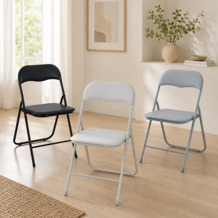 Silla Plegable Acolchada Basic 44x46x78cm 7house Sillas de Comedor 3