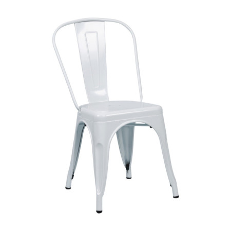 Silla Apilable Industrial de Acero 45x45x85cm Thinia Home Sillas de Comedor 1