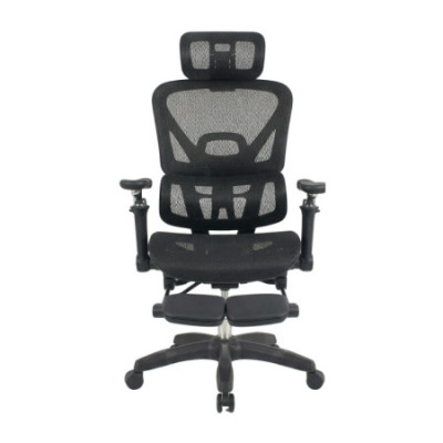 Silla de Oficina Ergonómica ErgoMax Pro con Reposacabezas, Reposabrazos y Reposapiés Retráctil 7house Sillas de Oficina 2