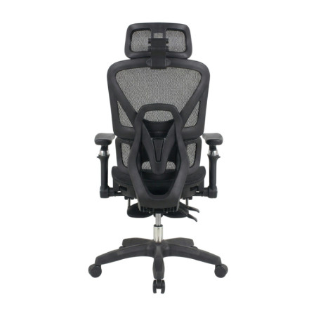 Silla de Oficina Ergonómica ErgoMax Pro con Reposacabezas, Reposabrazos y Reposapiés Retráctil 7house Sillas de Oficina 5