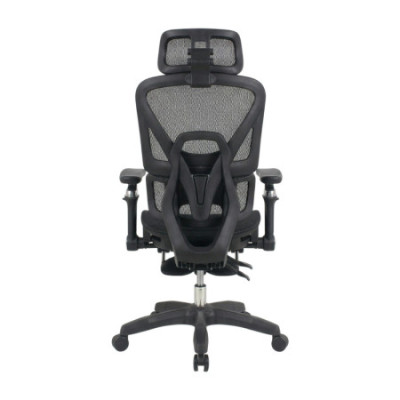 Silla de Oficina Ergonómica ErgoMax Pro con Reposacabezas, Reposabrazos y Reposapiés Retráctil 7house Sillas de Oficina 5