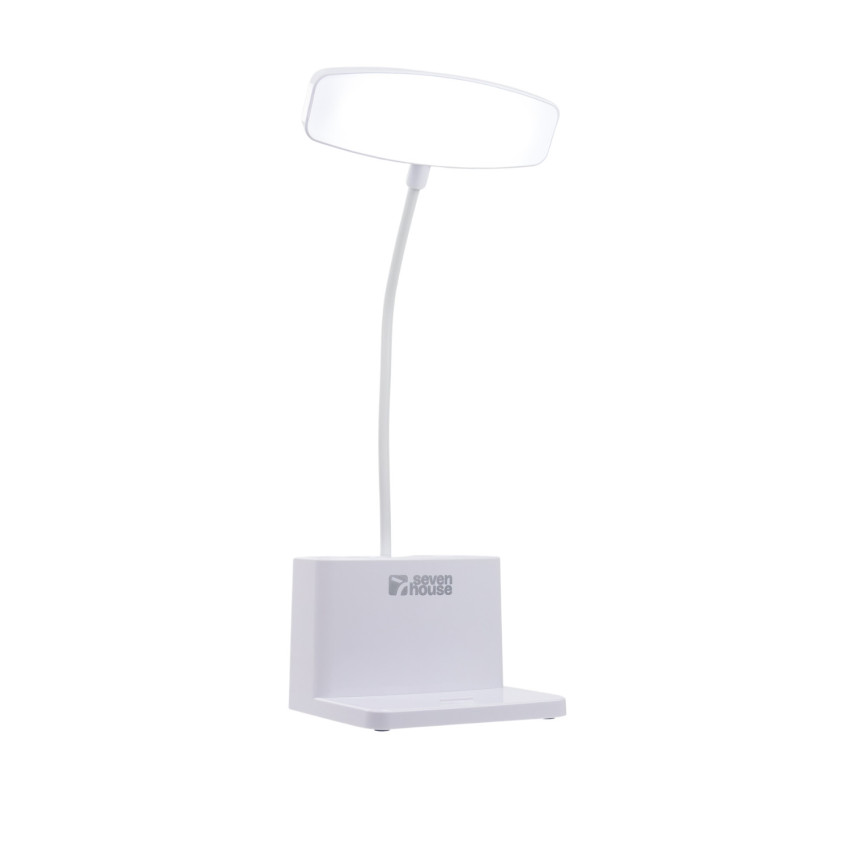 Lámpara Flexo de Escritorio LED Regulable y Ajustable con Portalápices 36.5cm 7house Flexos y Lámparas de Escritorio 1