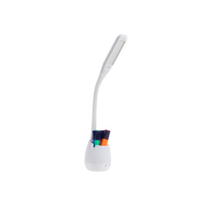 Candeeiro de secretária Flexo LED RGB recarregável e com intensidade regulável, com porta-lápis, 60 cm 7house