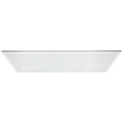 Conjunto de 2 painéis LED embutíveis retangulares Zelek Eco Amstrong 72 W, 6 900 lm, IP44, 120x60x1.2cm, 4 000 K, branco, 30 000