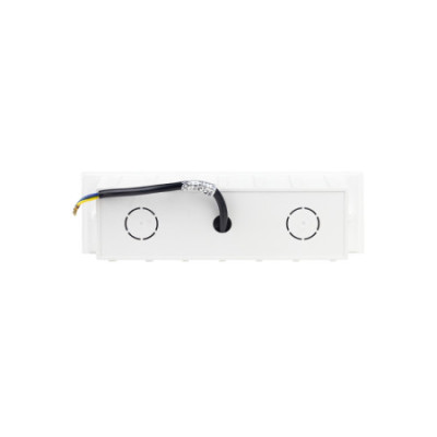 Pack 4 Apliques de Pared LED Empotrables Rectangulares Trido Medium 6W 300lm IP65 25x5.3x7.5cm Blanco 25000H SECOM
