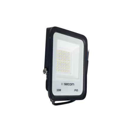 Conjunto de 4 projetores LED TenkoS2 30 W, 3000 lm, IP65, 16.3x4x19cm, preto, 30 000 horas, SECOM