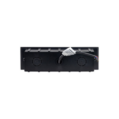 Set mit 4 rechteckigen LED-Wandeinbauleuchten „Trido Medium“, 6 W, 300 lm, IP65, „ 25x5.3x7.5cm “, 4000 K, schwarz, 25.000 Std.,
