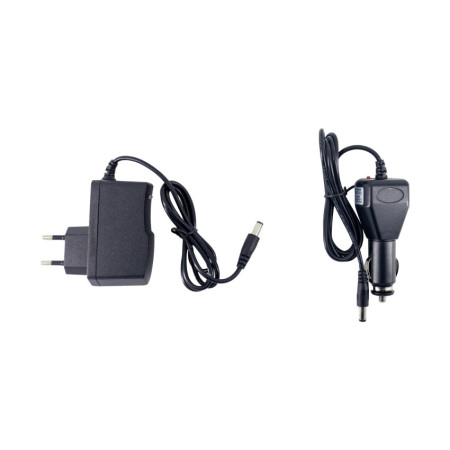 Lot de 2 projecteurs LED portables Provit avec batterie rechargeable, 10 W, 900 lm, IP54, 10x16.5x14.5cm, 4 000 K, noir/jaune, 5