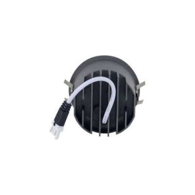 Conjunto de 4 Downlights LED Redondos para Embutir, 13 W, 1200 lm, IP44, Ø8.2x6.5cm, 3000 K, Branco, 50 000 h, SECOM