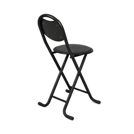 Tabouret pliant rembourré « Basic » avec dossier, 35 x 43 x 73 cm 7house