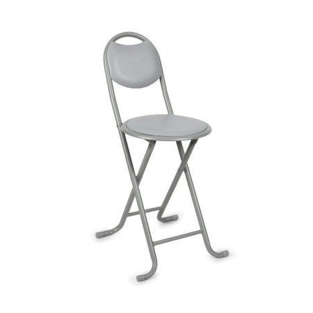 Banco dobrável almofadado «Basic» com encosto 35 x 43 x 73 cm 7house