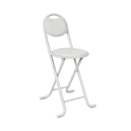 Banco dobrável almofadado «Basic» com encosto 35 x 43 x 73 cm 7house