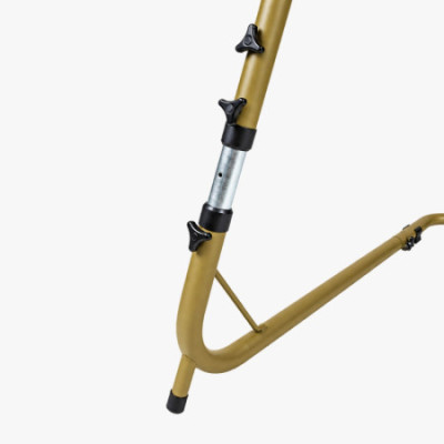 Suporte de aço ajustável para cadeira suspensa com altura regulável 115 x 135 x 197/237 cm 7house