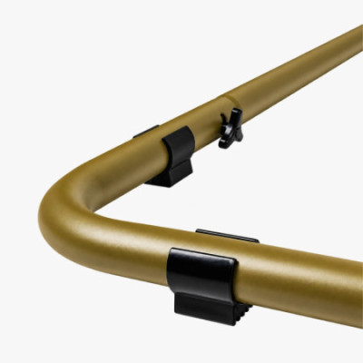 Support en acier réglable pour fauteuil suspendu à hauteur réglable 115 x 135 x 197/237 cm 7house