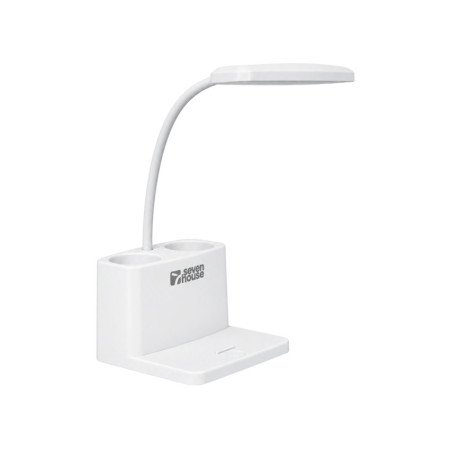 Candeeiro de secretária Flexo LED regulável e ajustável com porta-lápis « 36.5cm » 7house