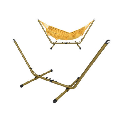 Suporte extensível em aço com 3 posições para rede suspensa 305/280 x 105 x 110 cm 7house
