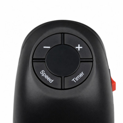 Mini aquecedor com ficha para tomada de parede, 400 W, preto Thinia Home