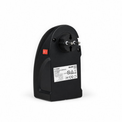 Mini aquecedor com ficha para tomada de parede, 400 W, preto Thinia Home