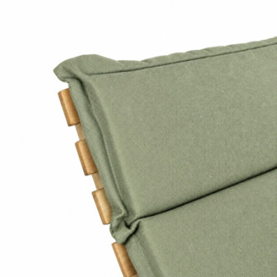 Conjunto de 2 espreguiçadeiras reclináveis em madeira de acácia com almofada 168 x 54 x 55 cm 7house