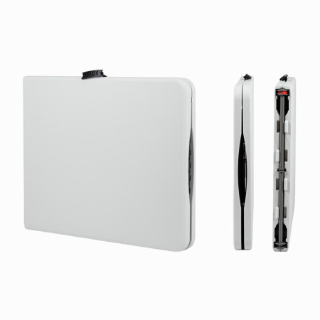 Conjunto de 2 mesas dobráveis retangulares para catering, 180 x 74 cm Thinia Home