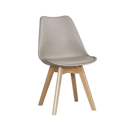 Silla de Comedor Estilo Nórdico Basic con Cojín 81x55x48cm 7house Sillas de Comedor 1