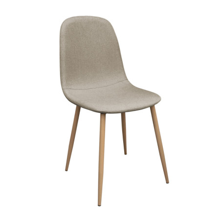 Silla de Comedor Estilo Nórdico Dining Tapizado 87x52x44cm 7house Sillas de Comedor 1