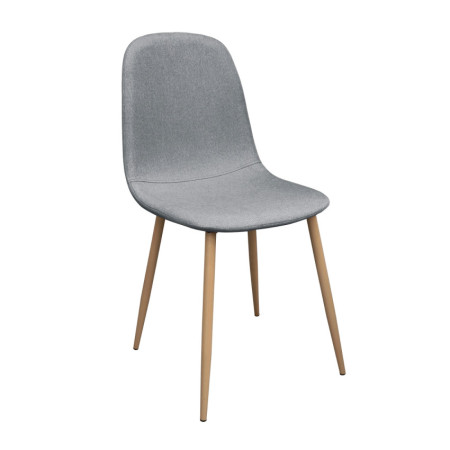 Silla de Comedor Estilo Nórdico Dining Tapizado 87x52x44cm 7house Sillas de Comedor 1