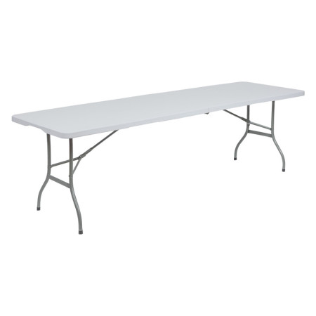 Table pliante rectangulaire pour traiteur, blanche, 240 x 74 cm Thinia Home