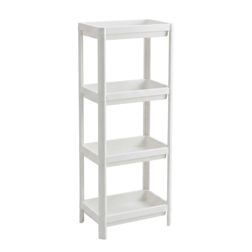Estante modular em resina com 4 níveis 97.5x24x37.5cm 7house